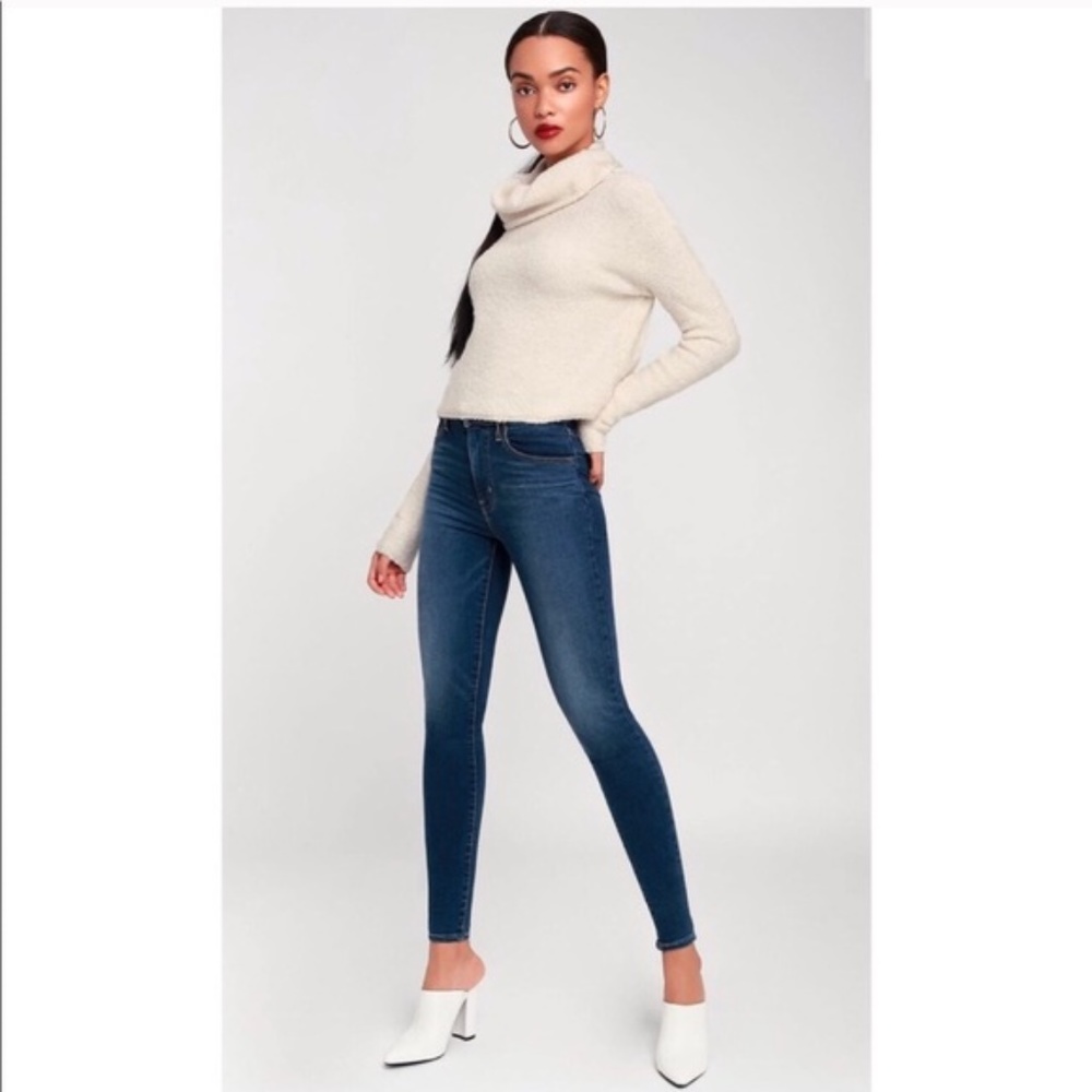 NWT Free People Stormy Fuzzy Cowl Neck Pullover - Picture 3 of 5